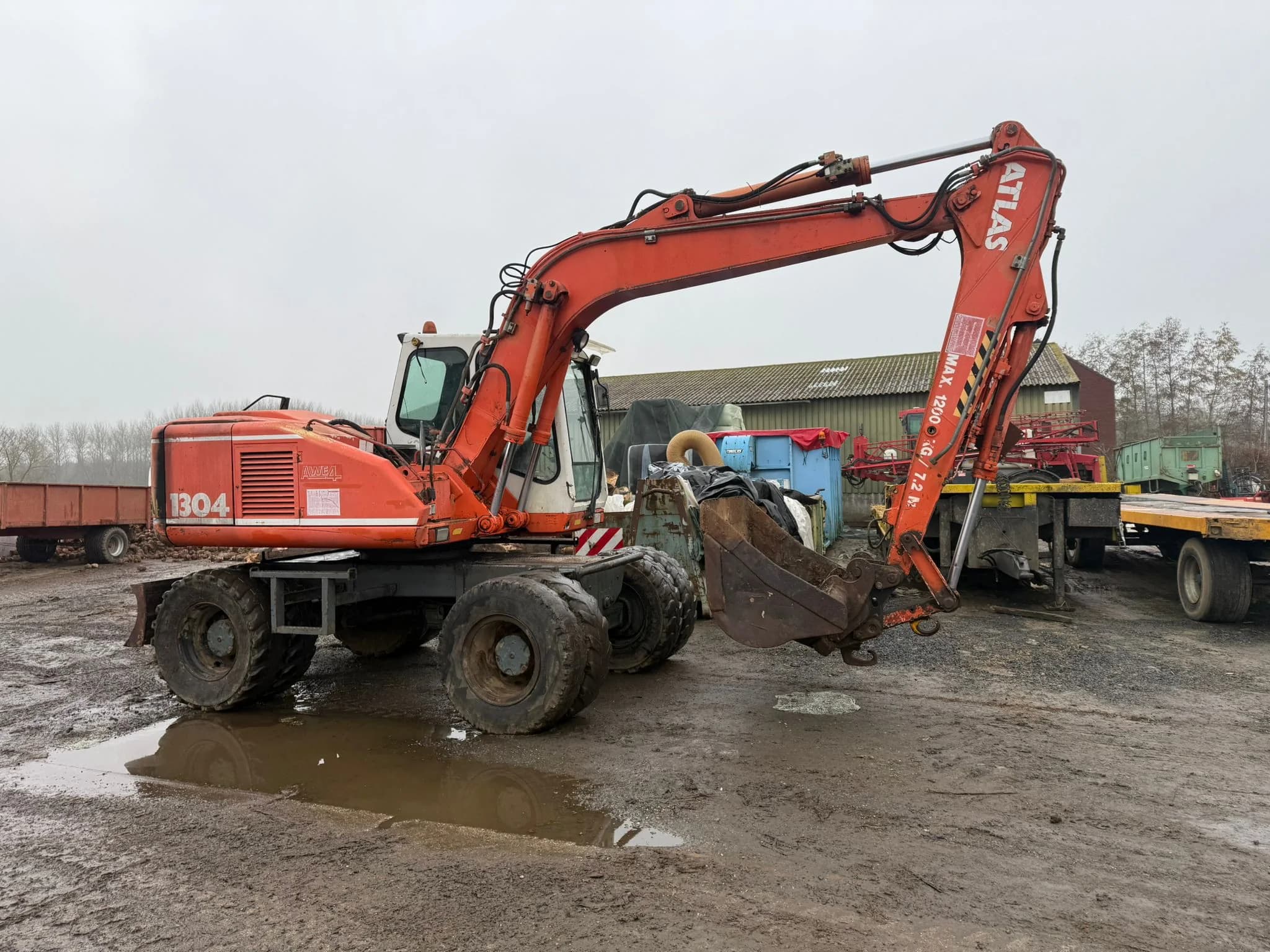 Atlas 1304 Mobilbagger gebraucht kaufen NRW — Kettenstark Ankauf